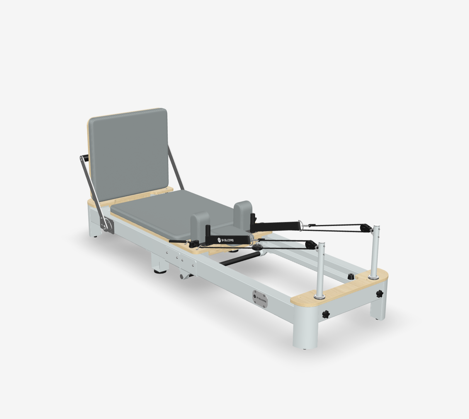 Screenshot of 3D model of Pilates reformer